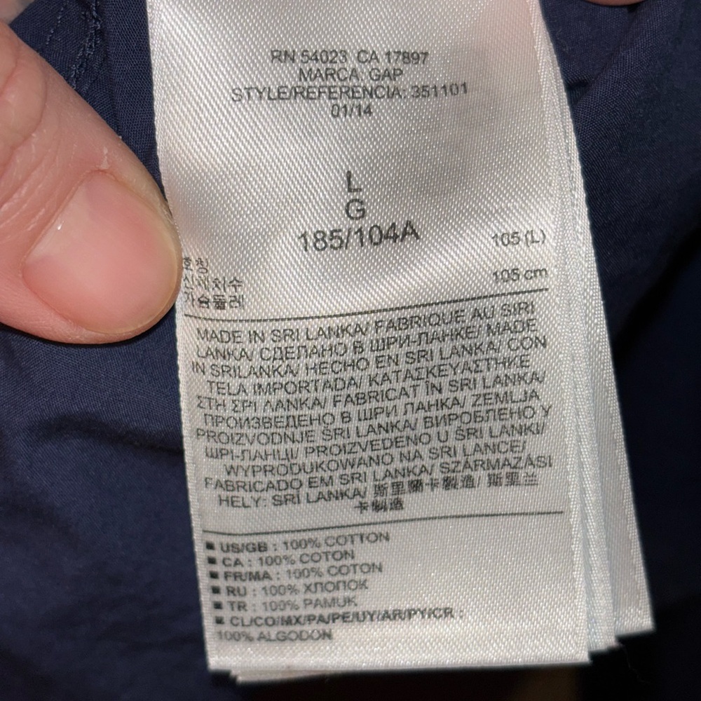 Gap Lived In Stretch Oxford Shirt - Picture 7 of 8